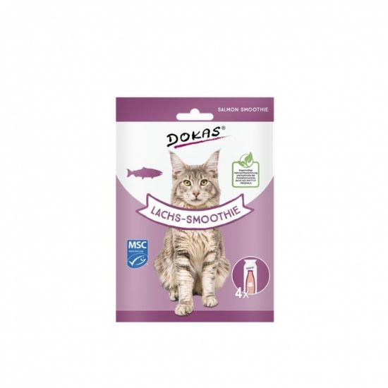 Dokas Cat Snack Lachs-Smoothie 4x30ml
