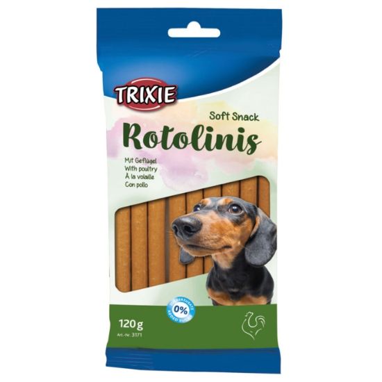 Trixie Rotolinis mit Geflügel - 12 Stück/120g