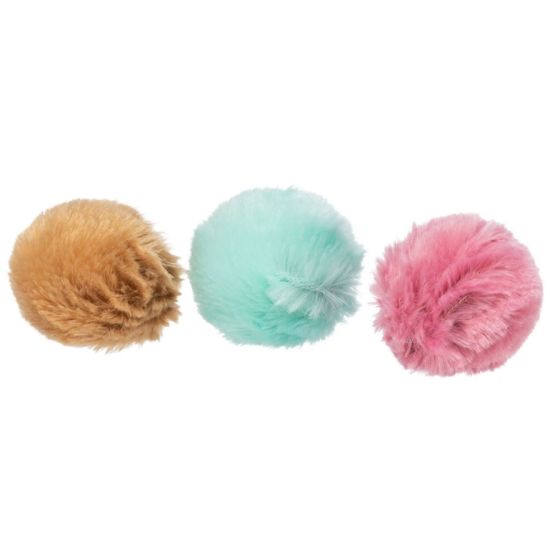 Trixie Plüschball mit Schelle - 3 cm