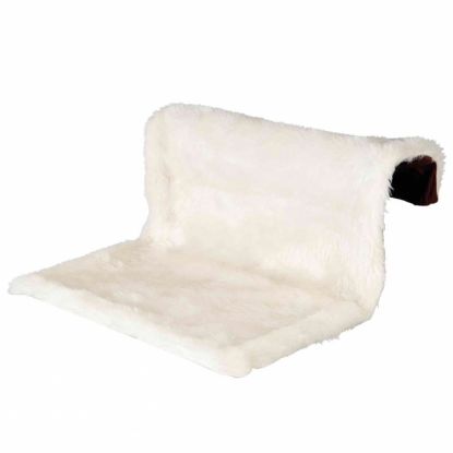 Trixie Liegemulde für Heizkörper - Langhaarplüsch creme/braun