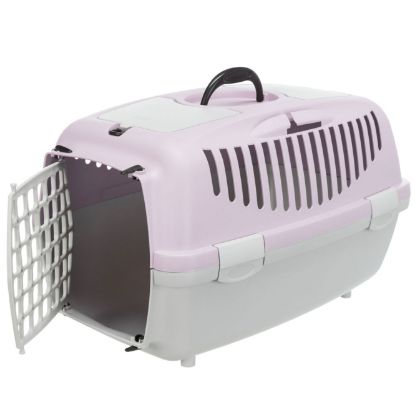 Trixie Transportbox Capri II - hellgrau/flieder