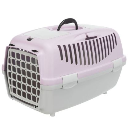 Trixie Transportbox Capri II - hellgrau/flieder