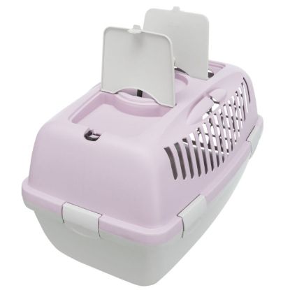 Trixie Transportbox Capri II - hellgrau/flieder