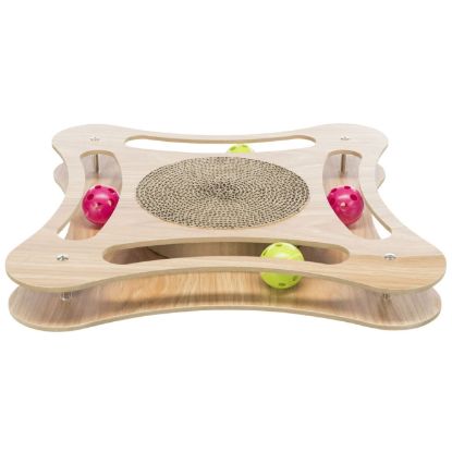 Trixie Kratzpappe mit Holzrahmen - 35 × 4 × 35 cm