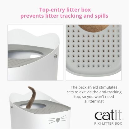 Catit Pixi Katzentoilette - grau