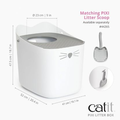 Catit Pixi Katzentoilette - grau