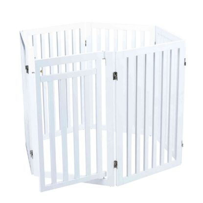 Trixie Hunde-Absperrgitter mit Tür, 4-teilig