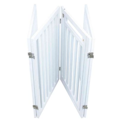 Trixie Hunde-Absperrgitter mit Tür, 4-teilig