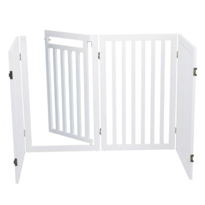 Trixie Hunde-Absperrgitter mit Tür, 4-teilig