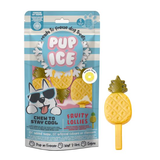 Pup Ice Fruity Lollies Pineapple S - 3 Stück
