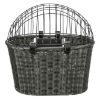Trixie Front-Fahrradkorb aus Polyrattan