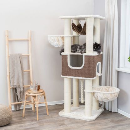 Trixie Kratzbaum XXL Humberto - creme/dunkelbraun