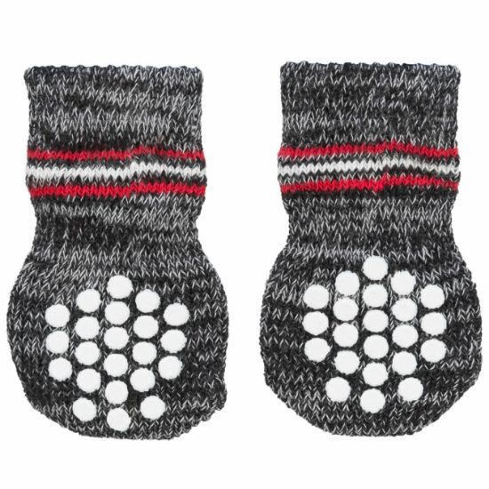 Trixie Hundesocken - Grau - XXS-XS