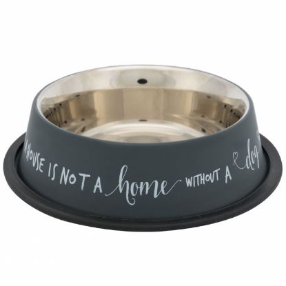 Trixie Edelstahlnapf Home für Hunde - 0,9 l/ø 23 cm