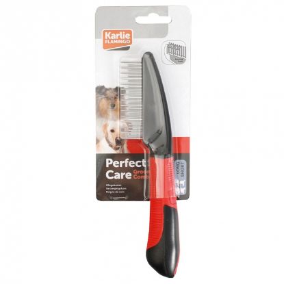 Karlie Flamingo Professional Kamm mit rotierenden Zinken - Kurze und lange Zinken