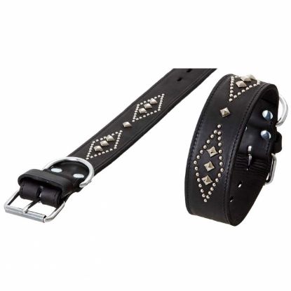 Karlie RONDO Halsband doubliert mit Ziernieten - 80cm/50mm