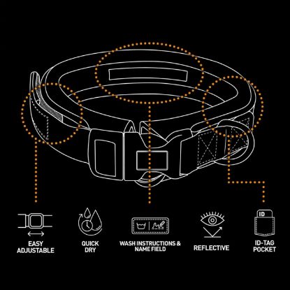 Duvoplus EXPLOR Ultimate Fit Comfy Halsband Classic - Undercover Green - XL - 52-61cm