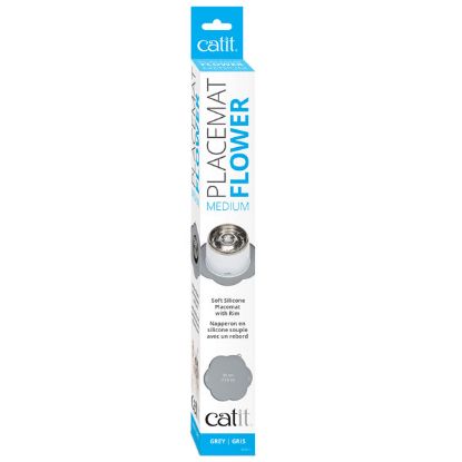 CATIT Silikonmatte Blume - 30 cm - Grau