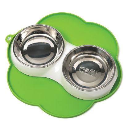 CATIT Silikonmatte Blume - 30 cm - Grün