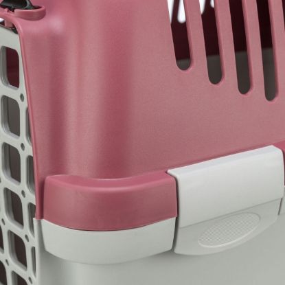 Trixie Transportbox Capri I - hellgrau/altrosa