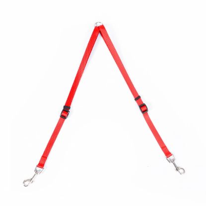 Duvoplus Nylon-Kupplungsstück für Hundeleine - Rot