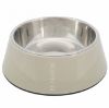 Trixie BE NORDIC Napf aus Melamin und Edelstahl - sand - 0,2 l/ø 14 cm