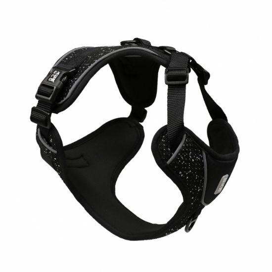 Duvoplus EXPLOR Ultimate Fit No-Pull-Geschirr - granite black - XS - 28-37cm - 32-43cm