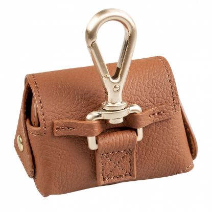 Duvoplus Hundekotbeutelspender Kunstleder - braun