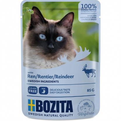 Bozita Pouch Häppchen in Soße mit Rentier 85g