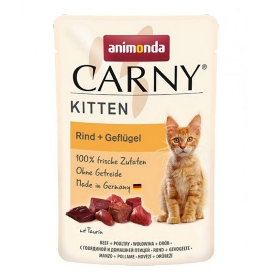 Animonda Carny PB Kitten Rind & Geflügel 85g