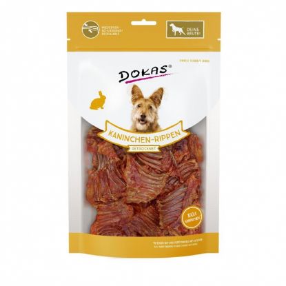 Dokas Dog Snack Kaninchen-Rippen 100 g