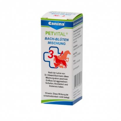 Canina Pharma Petvital Bachblüten Nr. 3 - Aggression 10g