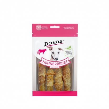 Dokas Dog Snack Hühnerbrust Kaurolle 90 g