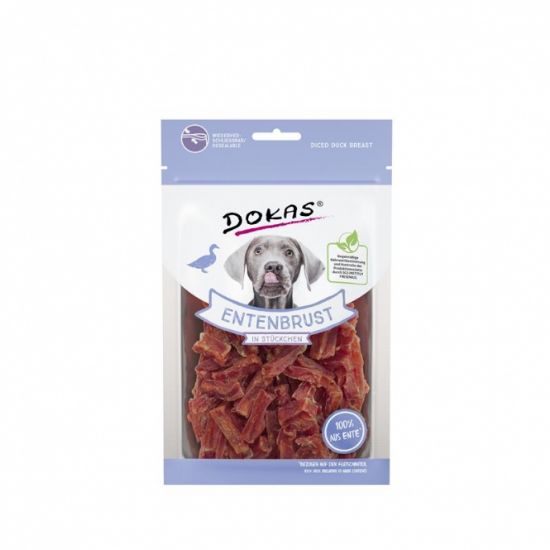 Dokas Dog Snack Entenbrust in Stückchen 70g