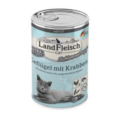 Landfleisch Cat Adult Schlemmertopf mit Geflügel & Krabben 400 g