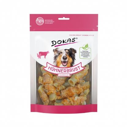 Dokas Dog Snack Hühnerbrust Kaurolle 250 g