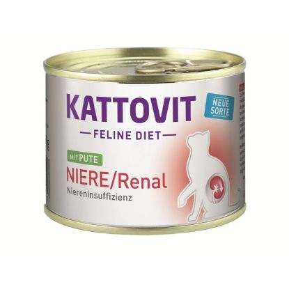Kattovit Dose Feline Diet Niere/Renal Pute 185g