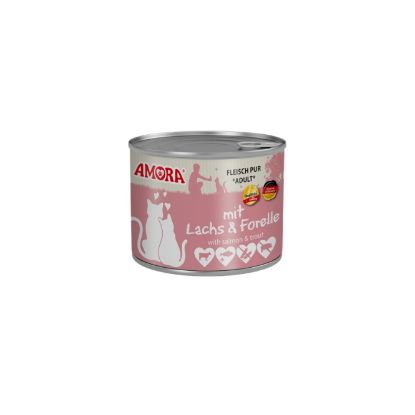 Amora Cat Dose Fleisch Pur mit Lachs & Forelle - 400g