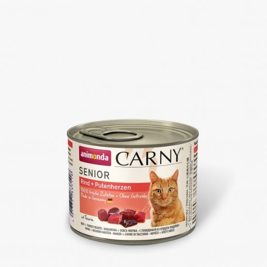 Animonda Cat Dose Carny Senior Rind & Putenherzen - 400 g