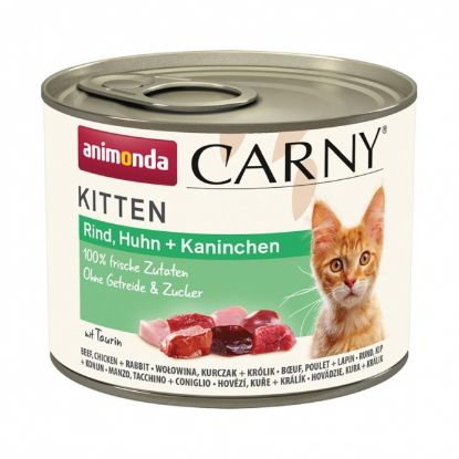 Animonda Carny Kitten Rind, Huhn & Kaninchen - 400g