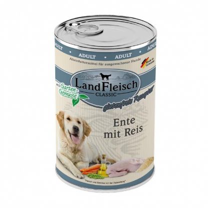 Landfleisch Dog Classic Ente mit Reis & Gartengemüse - 800g