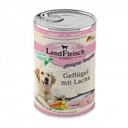 Landfleisch Dog Classic Geflügel mit Lachs & Gartengemüse - 400g