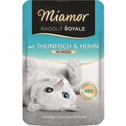 Miamor Ragout Royale in Soße 100g - Thunfisch & Huhn