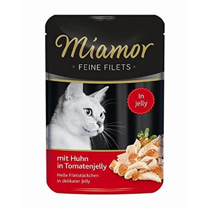Miamor Feine Filets PB 100g - Feine Filets Huhn & Tomatenjelly