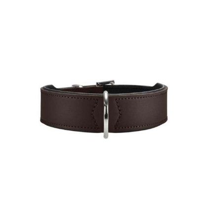 Hunter Halsband Basic 50 nickel, Hals 35-43 cm - schwarz