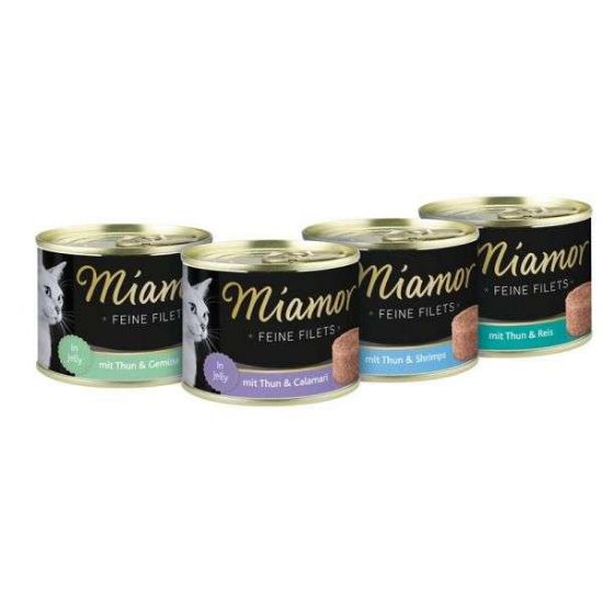 Miamor Feine Filets 185g - Thunfisch & Gemüse