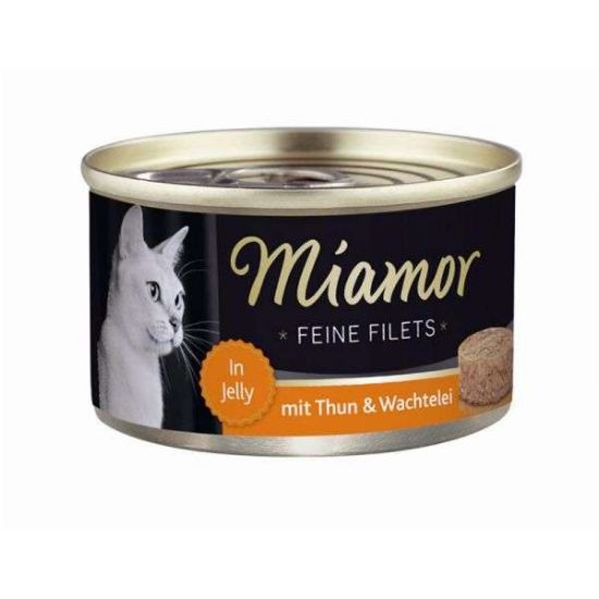 Miamor Feine Filets 100g - Thunfisch & Wachtelei