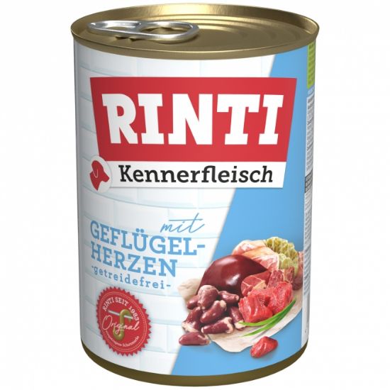 Rinti Kennerfleisch Geflügelherzen - 400 g