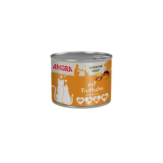 Amora Cat Dose Fleisch Pur mit Truthahn - 200g