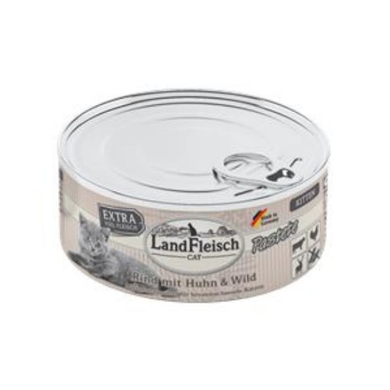 Landfleisch Cat Kitten Pastete Rind, Huhn & Wild - 400 g